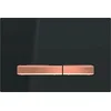 Image de Geberit Sigma50 bedieningsplaat - 2-toets spoeling - vierkant - roodgoud/zwart