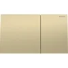 Image de Geberit Sigma70 bedieningsplaat - 2-toets spoeling - rechthoekige knoppen - rvs messing