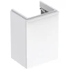 Image de Geberit Smyle Square - Wastafelkast, 44x36x62 cm, 1 deur, scharnieren links, glanzend wit/mat wit 500.351.00.1