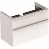 Image de Geberit Smyle Square - Wastafelkast, 88x47x62 cm, 2 laden, glanzend wit/mat wit 500.354.00.1