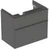 Image de Geberit Smyle Square - Wastafelkast, 73x47x62 cm, 2 laden, lava 500.353.JK.1
