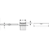 Image de Geberit CleanLine - Roestvrij stalen douchegoot, 60, 30-130 cm, voor dunne tegels 154.459.00.1