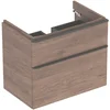 Image de Geberit Smyle Square - Wastafelkast, 73x47x62 cm, 2 laden, noot/lava 500.353.JR.1