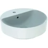 Image de Geberit VariForm - Opzetwastafel, diameter 45 cm, met overloop, met kraangat, wit 500.769.01.2