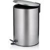 Image de Pedaal Afvalemmer, 12 L, Zilver - Kela | Mats