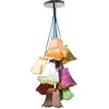 Image de Kare Design Hanglamp Saloon Flowers 9 - Multikleur