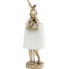 Image de Kare Design - Tafellamp Animal Rabbit - goud/wit - small - H 50 cm