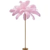 Image de Vloerlamp veren 165cm roze Kare Design