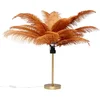 Image de Kare Tafellamp Feather Palm Rusty Red 60cm