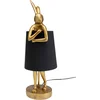 Image de Kare Design - Tafellamp - Dierenlamp Animal Konijn - goud/zwart - small 50 cm