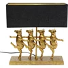 Image de Tafellamp koeien cancan goud Kare Design