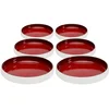 Image de Soepborden Colorino rood Ø21cm (4/set) Kare Design