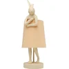 Image de Tafellamp Animal konijn 50cm beige en perzik Kare Design