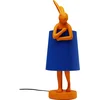 Image de Tafellamp Animal konijn 50cm oranje en blauw Kare Design