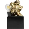 Image de Tafellamp man opgekruld goud Kare Design