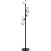 Image de Vloerlamp Scala Balls 160cm zwart en wit Kare Design