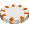 Image de Borden Harlequin Ø27cm oranje (6/set) Kare Design