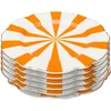 Image de Borden Harlequin Ø22cm oranje (6/set) Kare Design