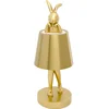 Image de Tafellamp Animal konijn LED 29cm goud Kare Design