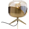 Image de Tafellamp Goblet glas Goud Messing