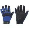 Image de ELYSEE 1 paar kunstlederen handschoenen Master zwart / blauw maat 10 - 0870-10H