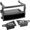 Image de 1-DIN Paneel geschikt voor met aflegbakje. Nissan 350Z 2002-2005 Kleur: Zwart