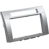 Image de 2-DIN Paneel geschikt voor Toyota Corolla Verso 2004-2009 - Kleur: zilver