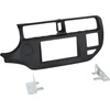 Image de 2-DIN Paneel geschikt voor Kia Rio (UB) 2011-2015 Kleur: Zwart