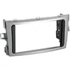 Image de 2-DIN Paneel geschikt voor Toyota Verso 2009-2018 Kleur: Zilver