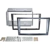 Image de 2-DIN Paneel geschikt voor Opel Corsa D 2006-2014 - Kleur: stealth-zwart