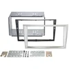 Image de 2-DIN Paneel geschikt voor Opel Astra H / Corsa D/ Zafira B - Kleur: Satin Stone
