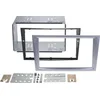 Image de 2-DIN Paneel geschikt voor Opel / Nissan/ Renault / Subaru / Suzuki - Kleur: Mat Chrome