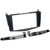 Image de 2-DIN Paneel geschikt voor Mercedes Benz C-Klasse (W204) (S204) 2007-2011 Kleur: Zwart