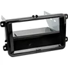 Image de 2-DIN Paneel geschikt voor met aflegbakje. Seat - Skoda - Volkswagen Kleur Piano Zwart