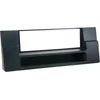 Image de 1-DIN Paneel geschikt voor BMW 5-Serie (E39) / X5 (E53). Kleur: Zwart