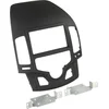 Image de 2-DIN Paneel geschikt voor Hyundai I30 2007-2012 Kleur: Rubbertouch Zwart