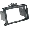 Image de 2-DIN Paneel geschikt voor Hyundai I20 2009-2012 Kleur: Rubbertouch Zwart