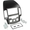 Image de 2-DIN Paneel geschikt voor HyundaI I30 met handmatige klimaatcontrol 2008-2012 Kleur: Zwart