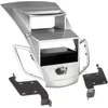 Image de 2-DIN Paneel geschikt voor Ford Fiesta 2008-2013 - Kleur: zilver