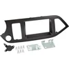 Image de 2-DIN Paneel - Geschikt voor Kia Picanto 2011-2019 - Zwart