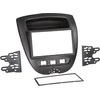 Image de 2-DIN Paneel geschikt voor Citroën C1 - Peugeot 107 - Toyota Aygo 2005-2014 Kleur: Zwart