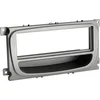 Image de 1-DIN Paneel geschikt voor met aflegbakje. Ford Mondeo /Focus / S-MAX / Galaxy Kleur: Zilver