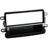 Image de 1-DIN Paneel geschikt voor met aflegbakje. Dacia Dokker/ Duster/ Lodgy 2012-2019 Kleur: Piano Zwart