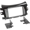 Image de 2-DIN Paneel geschikt voor Nissan Navara (NP300) 2016-2019 Kleur: Piano Zwart