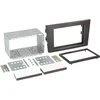 Image de 2-DIN Paneel geschikt voor Volvo XC90 2002-2014 - Kleur: Zwart