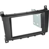 Image de 2-DIN Paneel geschikt voor Mercedes Benz C-klasse W203/ CLC-Klasse - Kleur: Zwart
