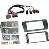 Image de 2-DIN Paneel geschikt voor Seat Ibiza 2014-2017 Kleur: Galway Grijs