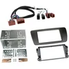 Image de 2-DIN Paneel geschikt voor Seat Ibiza 2014-2017 Kleur: Mat Zwart