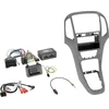 Image de 2-DIN Kit met pocket + radio adapter kit Opel Astra 2009-2020 Kleur: Titanium Grijs