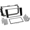 Image de 2-DIN Paneel geschikt voor Nissan Micra 2017-2019 Kleur: Piano Zwart